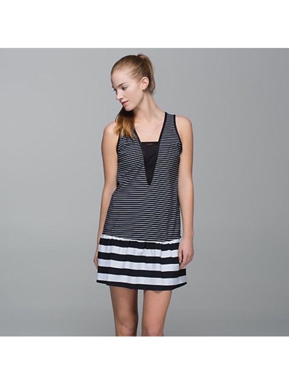 Lululemon women’s size XS striped reversible mini dress
